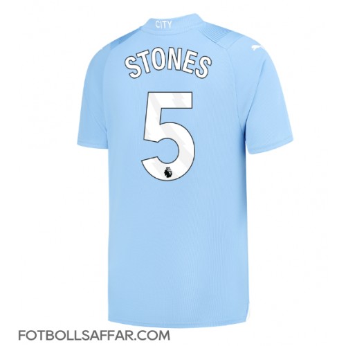 Manchester City John Stones #5 Hemmatröja 2023-24 Kortärmad